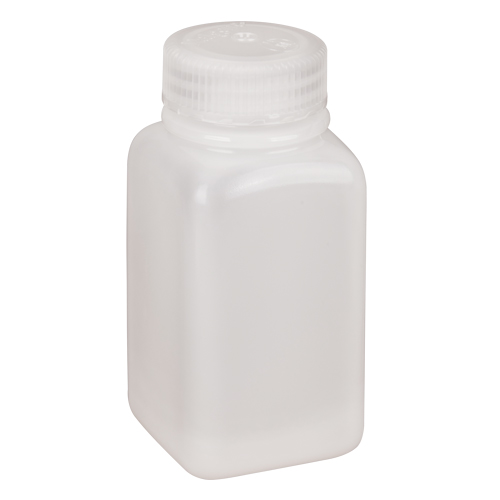 Easy-Grip Space-Saver Bottles, Square, 6 oz., Plastic Waymarc Industries Inc