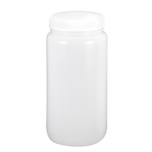 Wide-Mouth Bottles, Round, 1 gal., Plastic Waymarc Industries Inc