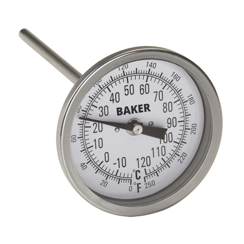 Bi-Metal Thermometers, Contact, Analogue, 0-250°F (-20-120°C) Waymarc Industries Inc