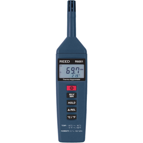 Thermo-Hygrometer with ISO Certificate, 0% - 100% RH, -4° - 140° F ( -20° - 60°C ) Waymarc Industries Inc