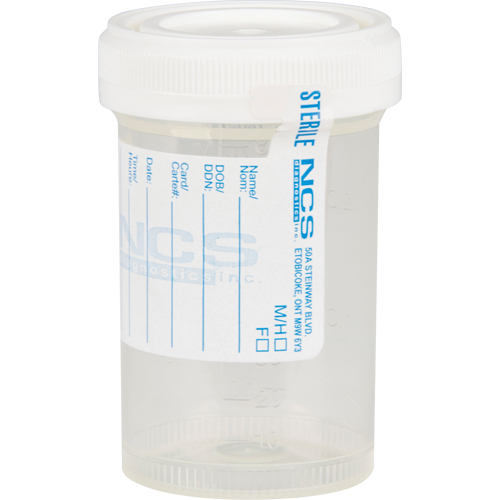 90ml Sterile Containers, Clear Waymarc Industries Inc