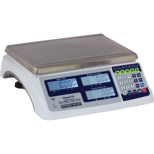 Integrator C15 Price Computing Scale, 30 lbs. / 15 kg Cap., 0.005 lbs. / 0.002 kg. Graduations Waymarc Industries Inc