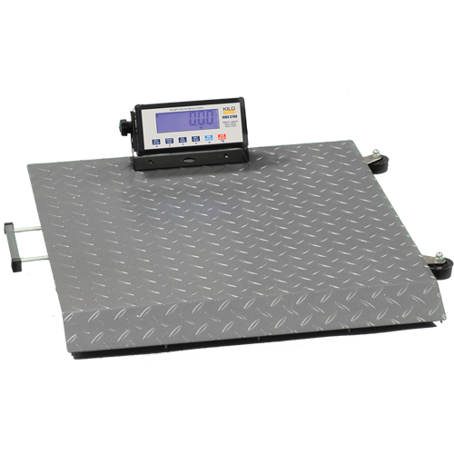 KWS CY-60 Platform Scale, 132 lbs. / 60 kg Capacity, 18" L x 18" W Waymarc Industries Inc