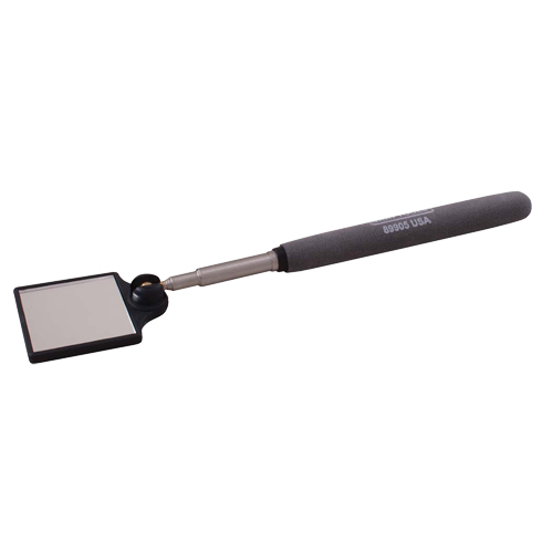 Inspection Mirror, Square, 1-3/4" L x 1-3/4" W, Telescopic Waymarc Industries Inc