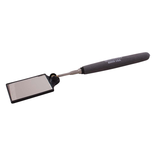 Inspection Mirror, Rectangular, 2-1/2" L x 1-3/4" W, Telescopic Waymarc Industries Inc