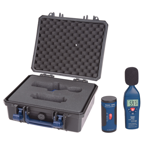 Sound Level Meter and Calibrator Kit, 30 - 130 dB Measuring Range Waymarc Industries Inc