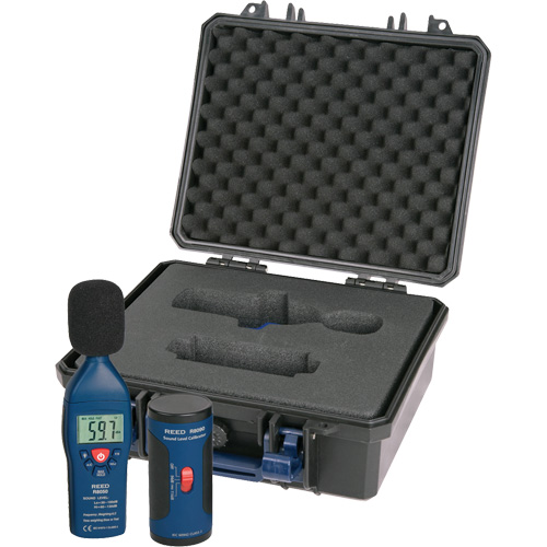 Ensemble de sonom&egrave;tre et calibrateur, Gamme de mesure 30 - 130 dB Waymarc Industries Inc