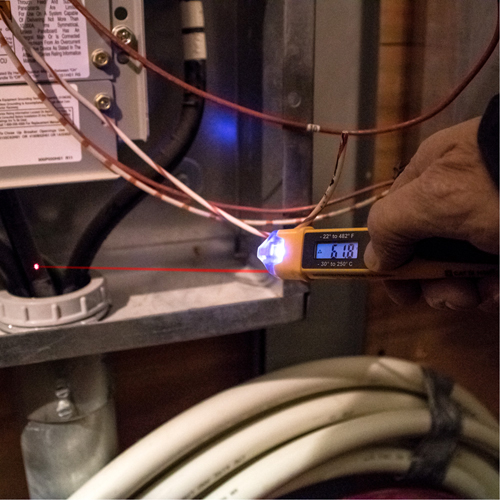 Non-Contact Voltage Tester with Infrared Thermometer Waymarc Industries Inc