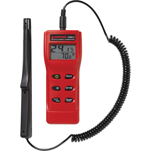 THWD-5 Relative Humidity & Temperature Meter, 0% - 100% RH, 14°- 140° F ( -10° - 60° C ) Waymarc Industries Inc