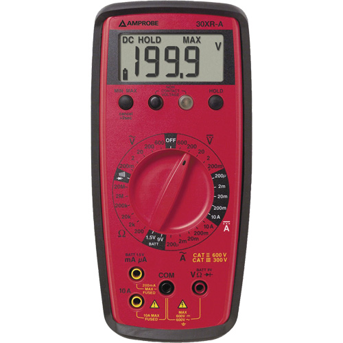 Multim&egrave;tre num&eacute;rique 30XR-A, Tension c.a./c.c., Courant c.a./c.c. Waymarc Industries Inc