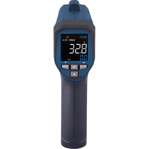 Professional Infrared Thermometer, -26 - 1472° F ( -32 - 800° C ), 30:1, Adjustable Emmissivity Waymarc Industries Inc
