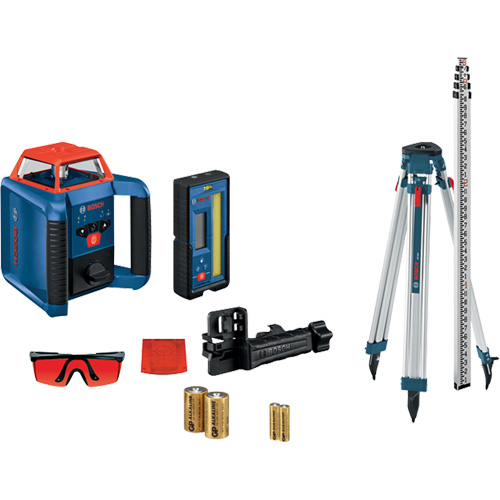 Revolve2000 Self-Leveling Horizontal Rotary Laser Kit, 2000' (609.6 m), 670 Nm Waymarc Industries Inc
