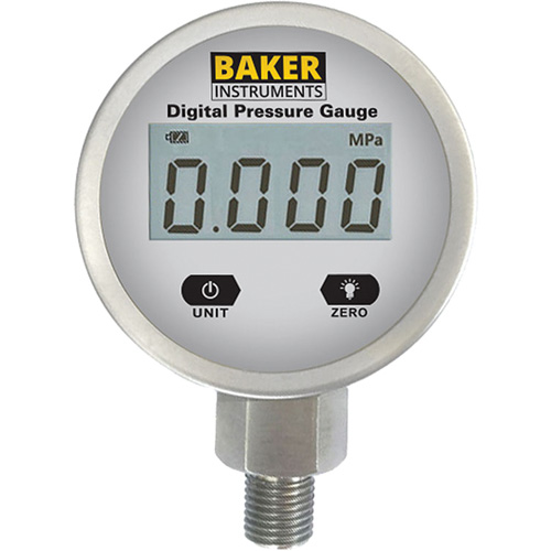 B5000 Series Pressure Gauge, 2-1/2" , 0 - 3000 psi, Bottom Mount, Digital Waymarc Industries Inc