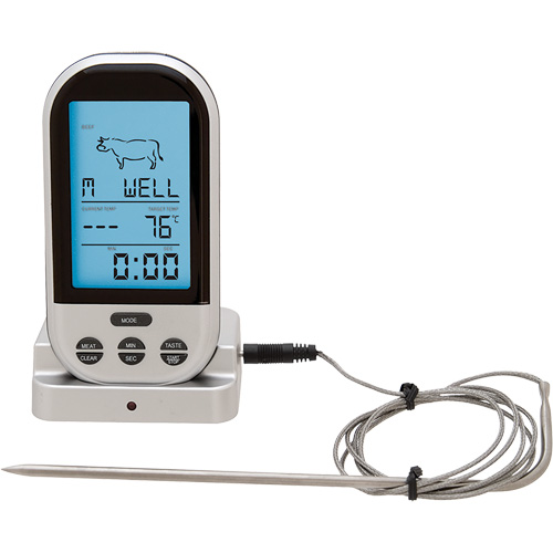 Wireless Meat & Poultry Thermometer, Contact, Digital, 32-482°F (0-250°C) Waymarc Industries Inc