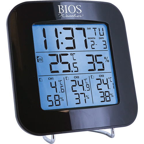 Wireless Weather Station with 3 Sensors, Non-Contact, Digital, 40-158°F (-40-70°C) Waymarc Industries Inc