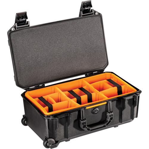Valise roulante Vault avec s&eacute;parateurs coussin&eacute;s, Mallette rigide Waymarc Industries Inc