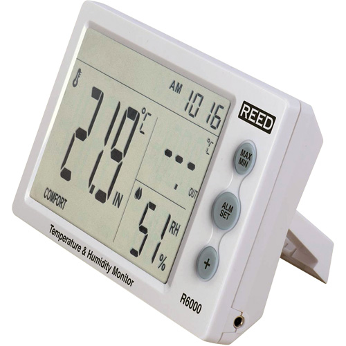 Temperature & Humidity Monitor, 20% - 95% RH Waymarc Industries Inc