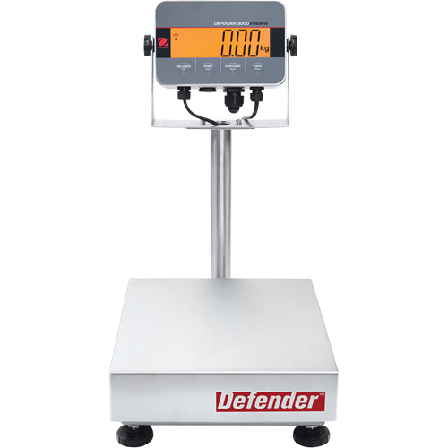 Defender 3000 Washdown Bench Scale, 14" L x 12" W, 30 lbs. Capacity Waymarc Industries Inc
