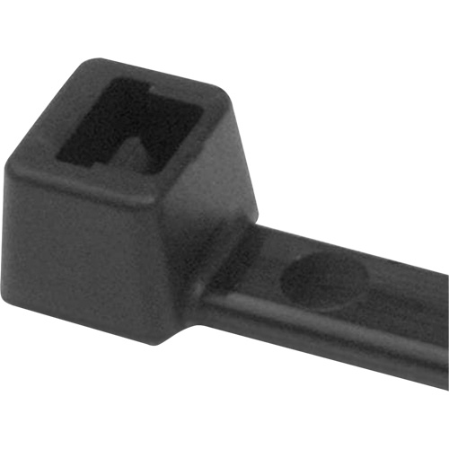 Attaches de c&acirc;ble PA66, Longueur 5-1/2", R&eacute;sistance &agrave; la traction 18 lb, Noir Waymarc Industries Inc