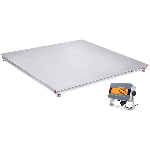 Balance de plancher lavable DEFENDER 3000, Capacit&eacute; de 5000 lb, 48" la x 48" lo Waymarc Industries Inc
