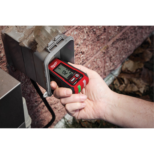 D&eacute;tecteur de tension avec DEL et testeur de prise DDFT, 50 V - 1000 V, Alerte Affichage & son Waymarc Industries Inc