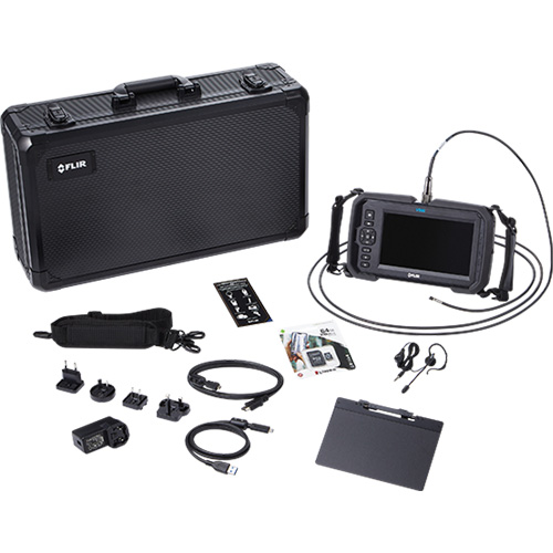 Ensemble de vid&eacute;oscope haute performance avec cam&eacute;ra HD double & longue sonde, 1280" lo x 720" la Affichage, 1024 x 600 pixels, 4,9 mm (0,19") T&ecirc;te de cam&eacute;ra Waymarc Industries Inc
