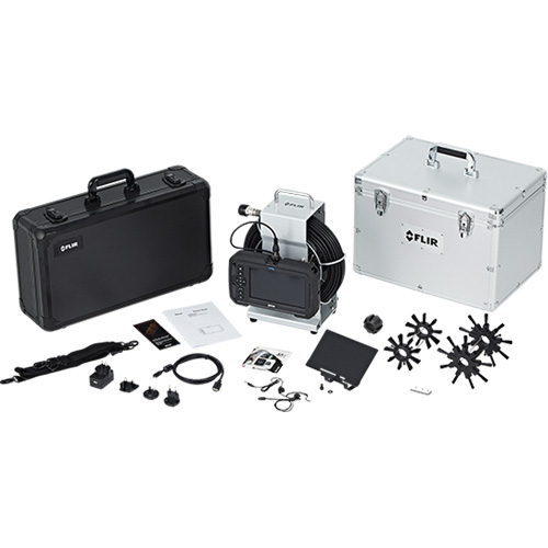 Ensemble de vid&eacute;oscope haute performance avec sonde cam&eacute;ra et bobine de plomberie Waymarc Industries Inc