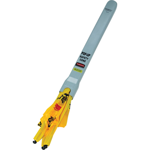 Pop-Up Safety Cone, Trilingual With Pictogram Waymarc Industries Inc