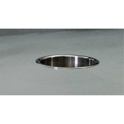 Countertop Mounted Circular Waste Chute Waymarc Industries Inc