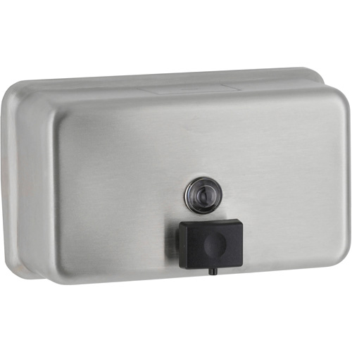 Surface-Mounted Horizontal Soap Dispenser, Push, 1200 ml Capacity Waymarc Industries Inc