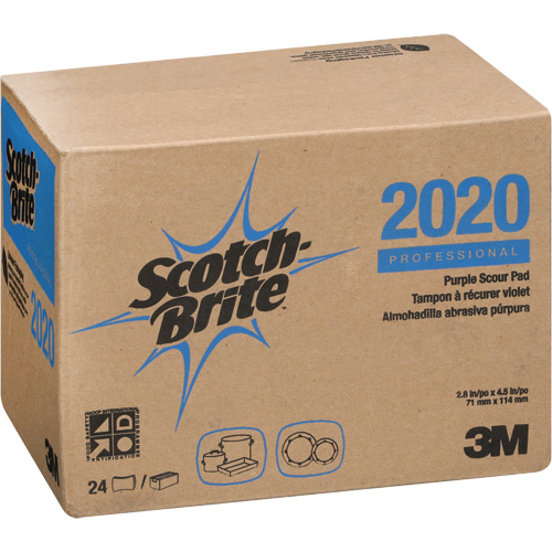 Scotch-Brite Purple Scour Pad, 4-1/2" L x 2-4/5" W Waymarc Industries Inc