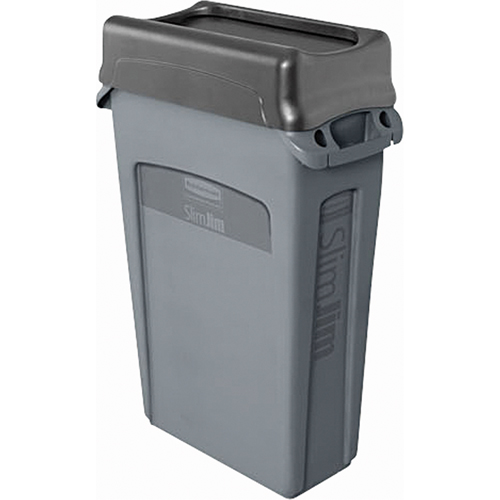 Slim Jim&reg; Container with Venting Channels, Plastic, 23 US gal. Waymarc Industries Inc