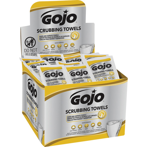 Scrubbing Towels, 80 Wipes, 12-1/4" x 10-1/2" Waymarc Industries Inc