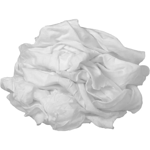 Wiper, Cotton/Polyester, White, 20 lbs. Waymarc Industries Inc