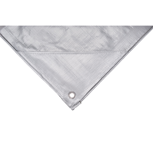 B&acirc;che, Super robuste, Argent, 10' x 8' x 12 mils Waymarc Industries Inc