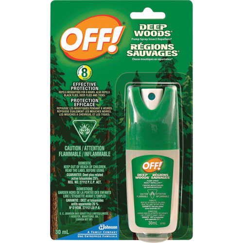 OFF! Deep Woods&reg; Insect Repellent, 25% DEET, Spray, 30 ml Waymarc Industries Inc