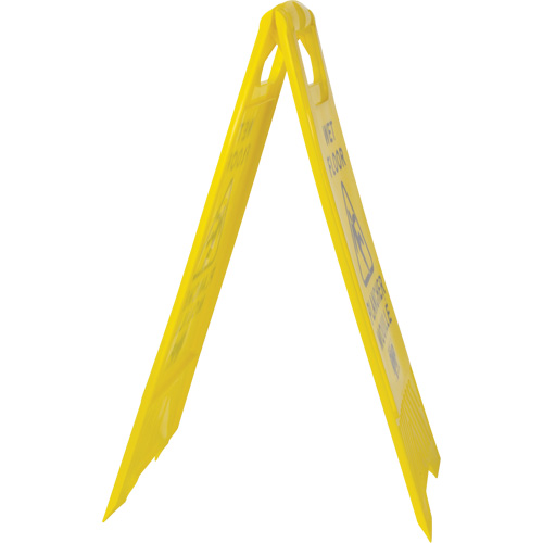 Safety Wet Floor Sign, Bilingual with Pictogram Waymarc Industries Inc