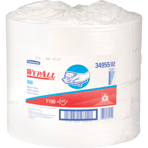 Chiffons X60, Utilitaire, 12-3/8" lo x 12-1/4" la Waymarc Industries Inc