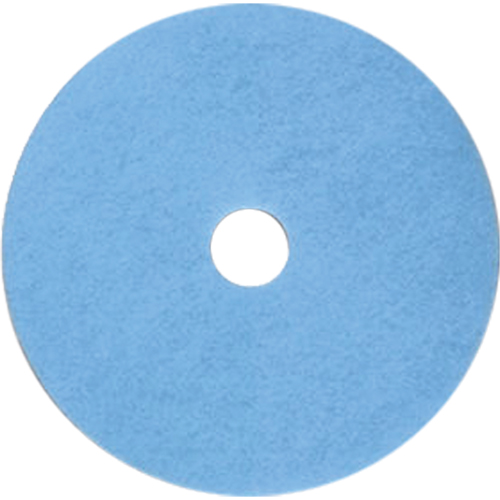 Floor Maintenance Pads, 19", Burnishing, Blue Waymarc Industries Inc