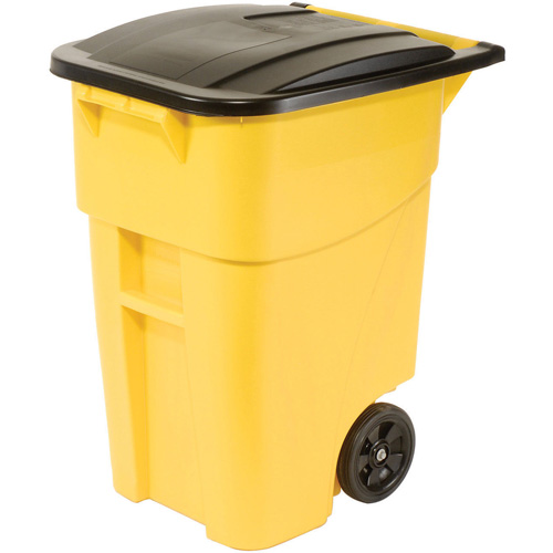 Contenant roulant BRUTE, Bord de rue, Plastique, 50 gal. US Waymarc Industries Inc