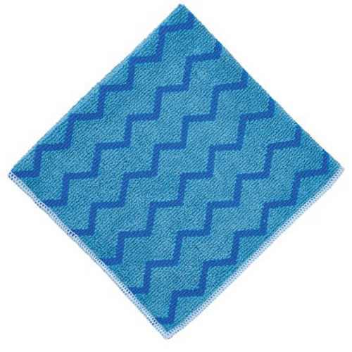 Chiffon de nettoyage Hygen , Microfibre, Bleu Waymarc Industries Inc