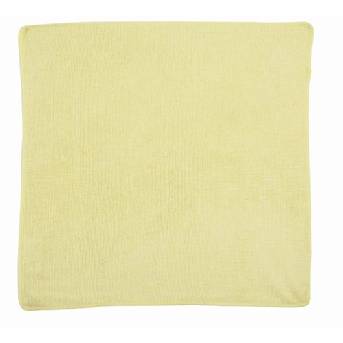 Chiffon de nettoyage pour travaux l&eacute;gers, Microfibre, Jaune Waymarc Industries Inc