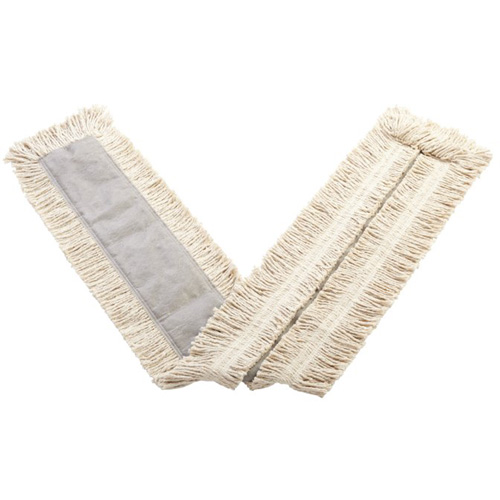 Castaway Dust Mop, Slip On Style, Cotton/Yarn, 60" L x 5" W Waymarc Industries Inc
