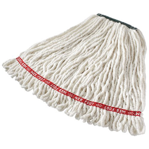 Web Foot&reg; Shrinkless Wet Mop, Antimicrobial, Yarn, 20 oz., Loop Style Waymarc Industries Inc