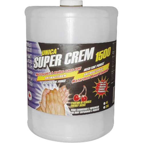 Nettoyant sans eau pour les mains Super 1500, Pierre ponce, 4 L, Cruche, Cerise Waymarc Industries Inc