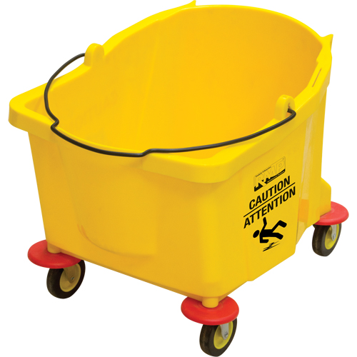 Mop Bucket, 9.5 US Gal. (38 qt.) Capacity, Yellow Waymarc Industries Inc