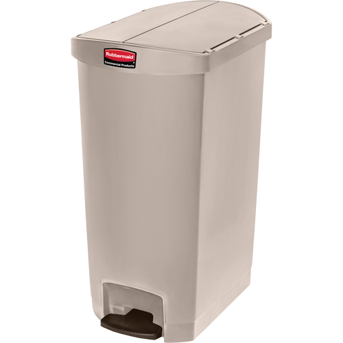Slim Jim&reg; Waste Container, Resin, 18 US gal. Capacity Waymarc Industries Inc