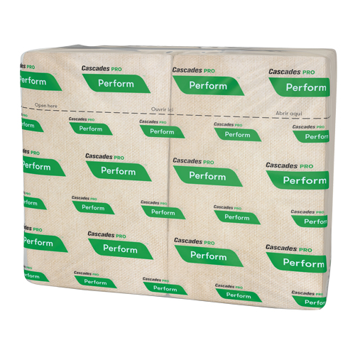 Serviettes enchev&ecirc;tr&eacute;es Pro Perform, 1 pli, 4,25" x 6,5" Waymarc Industries Inc