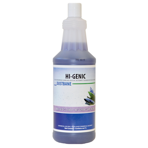 Hi-Genic Bathroom Cleaner and Sanitizer, 1 L, Bottle Waymarc Industries Inc