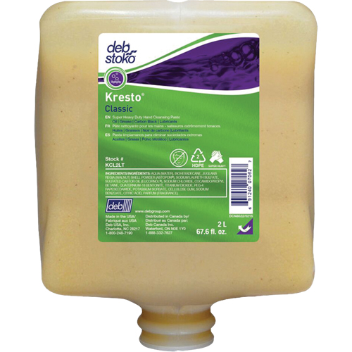 Nettoyant extra puissant pour les mains Kresto Classic, Pierre ponce, 2 L, Recharge, Parfum&eacute; Waymarc Industries Inc